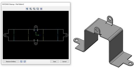 solidworks sheet metal dxf file